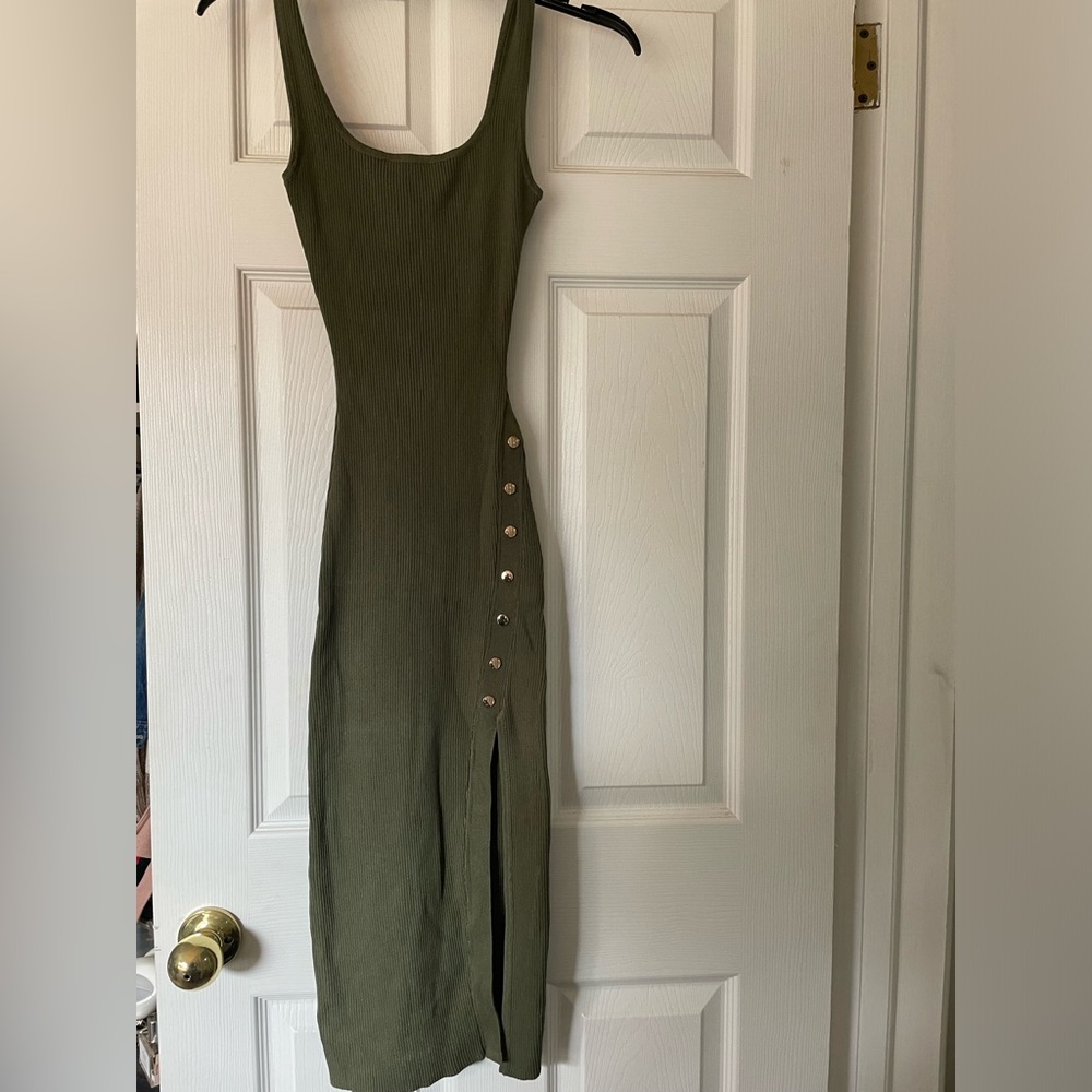 Windsor Ribbed Knit Midi Dress